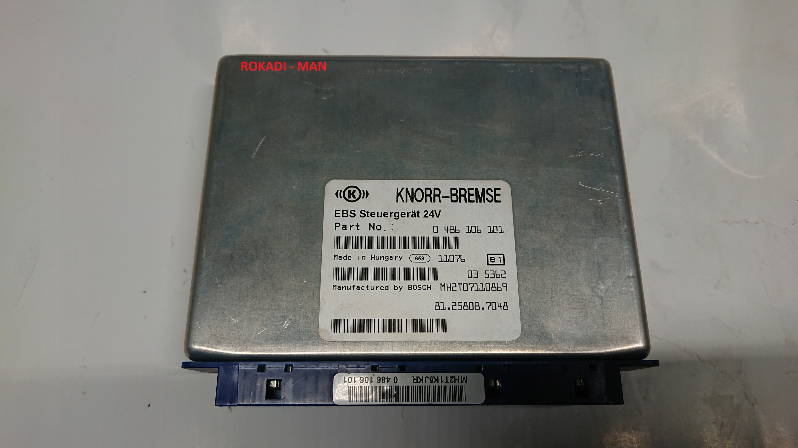 Sterownik EBS5 MAN TGA ,TGS ,TGX , 81.25808-7048 / 7053 -programowania