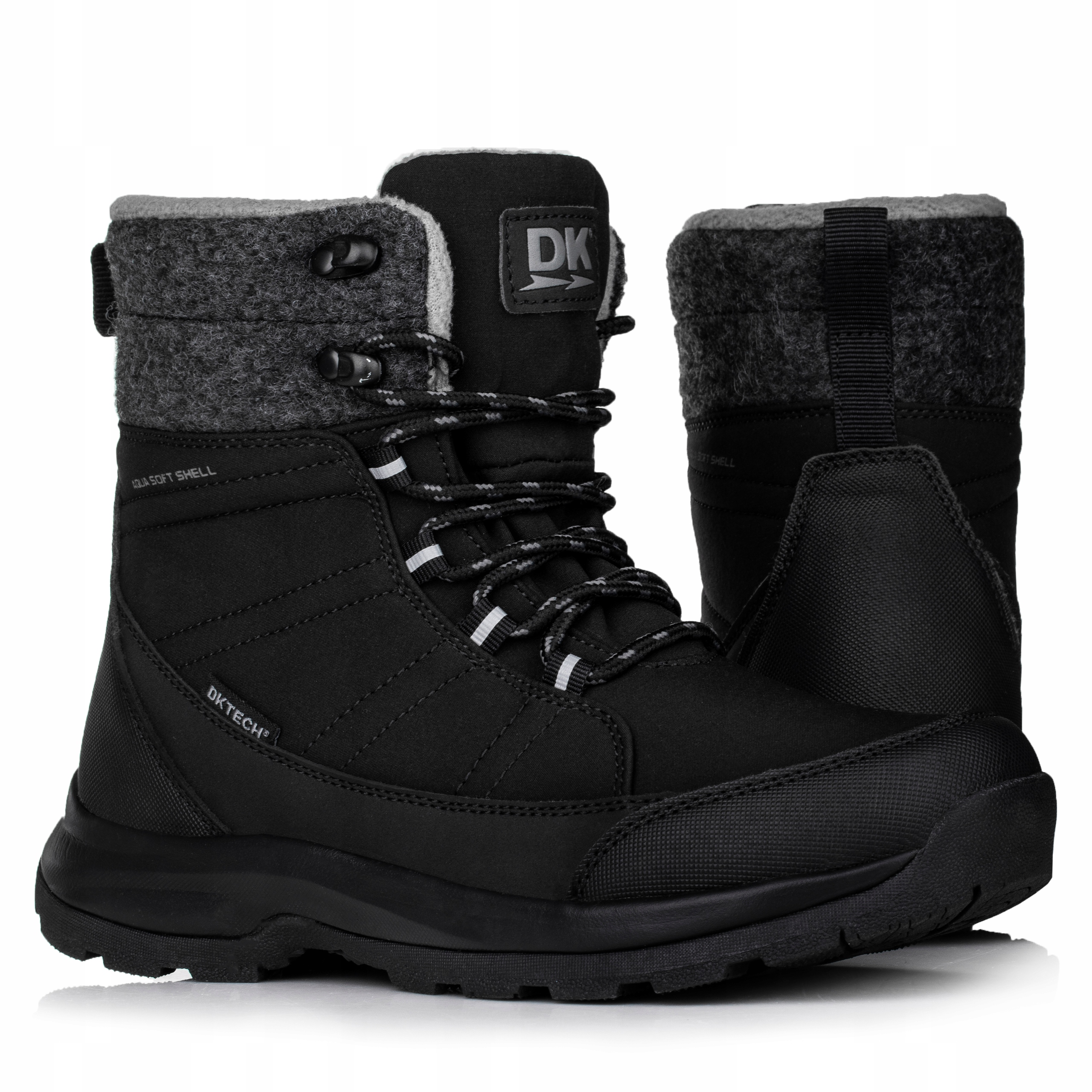 Boty Dk Icy 2104 BLK/Grey D Voděodolné, zateplené
