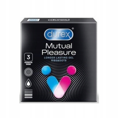 

Durex Mutual Pleasure Prezerwatywy, 3 sztuki