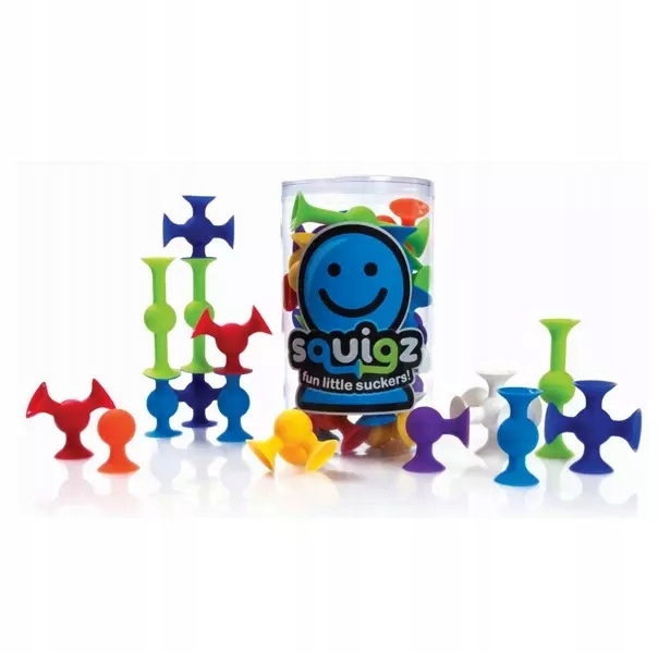 

Fat Brain Toys: Klocki Przyssawki Squigz 24 el.