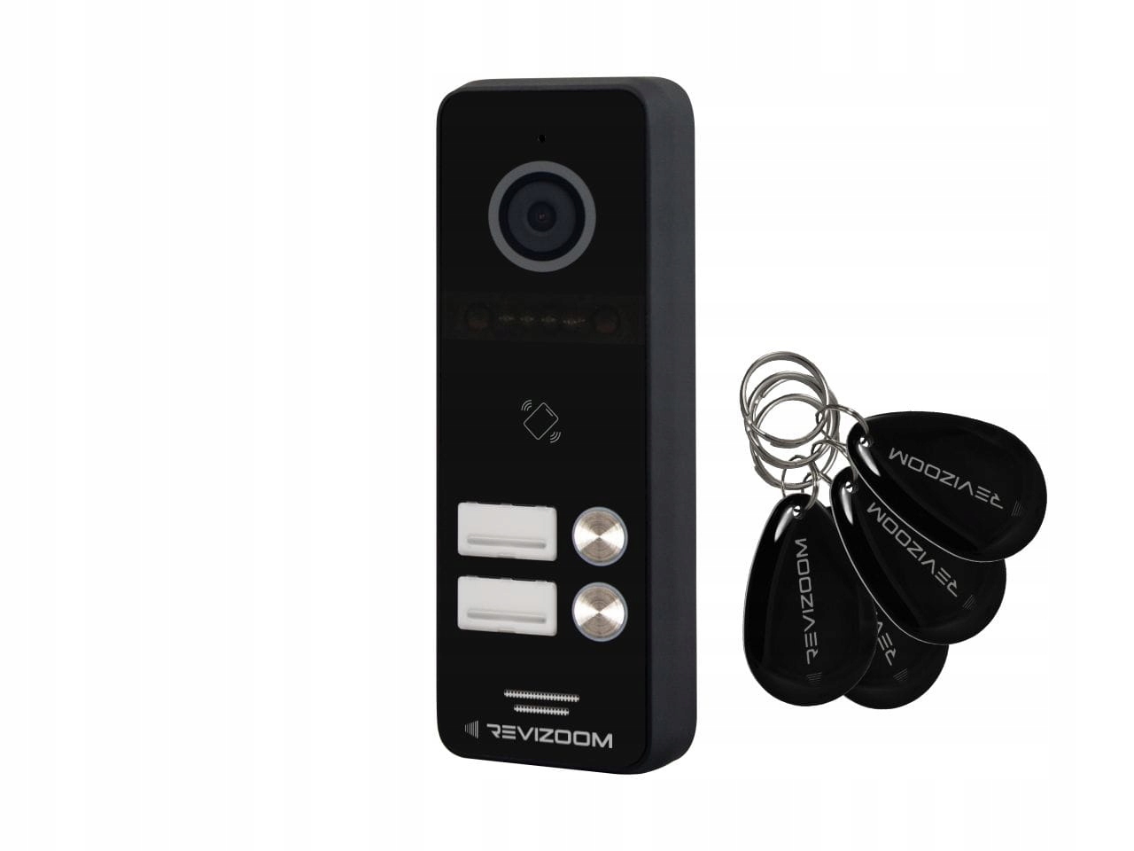 WIDEODOMOFON DWURODZINY REVIZOOM 2 MONITORY 10" PODGLĄD APLIKACJA WIFI TUYA Marka inna