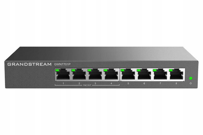 Grandstream GWN7701P Unmanaged Network Switch 8 portov 4 PoE out…