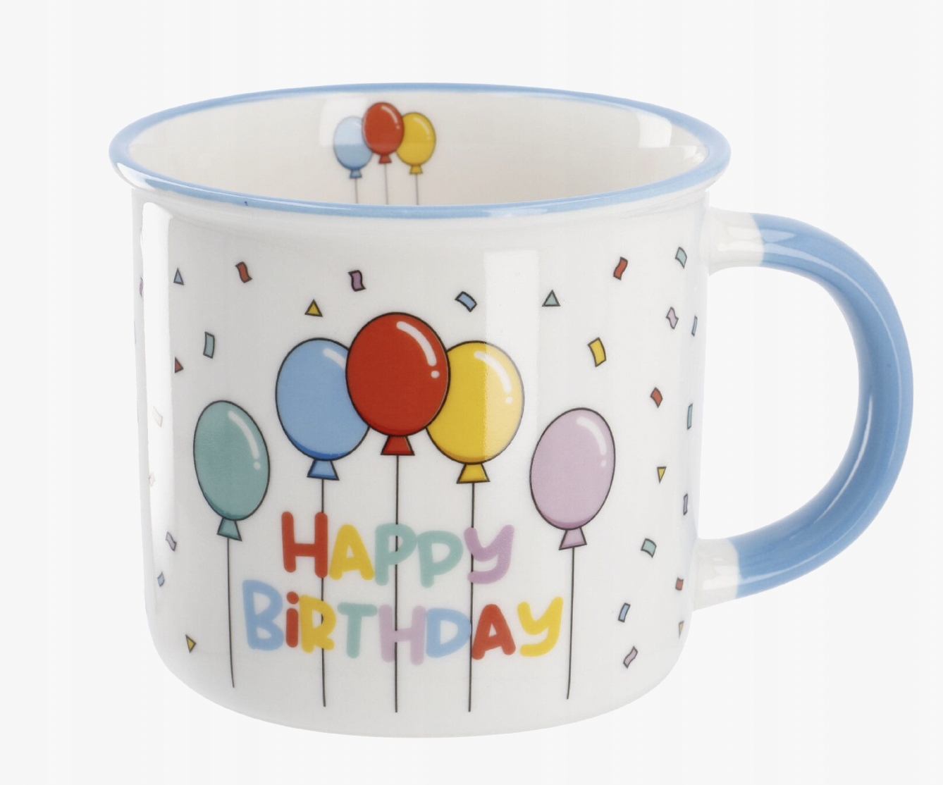 

Kubek Happy Birthday 300ml urodziny niebieski