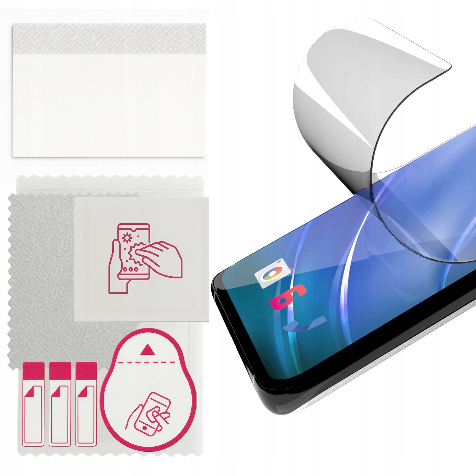 3 x Szkło Hybrydowe Na Wymiar Każdy Telefon