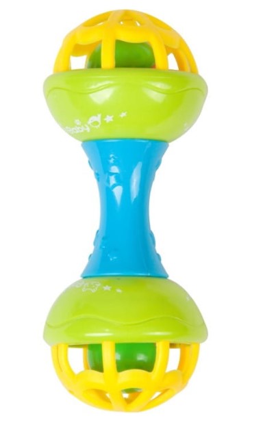 Погремушка резиновый прорезыватель hantelek