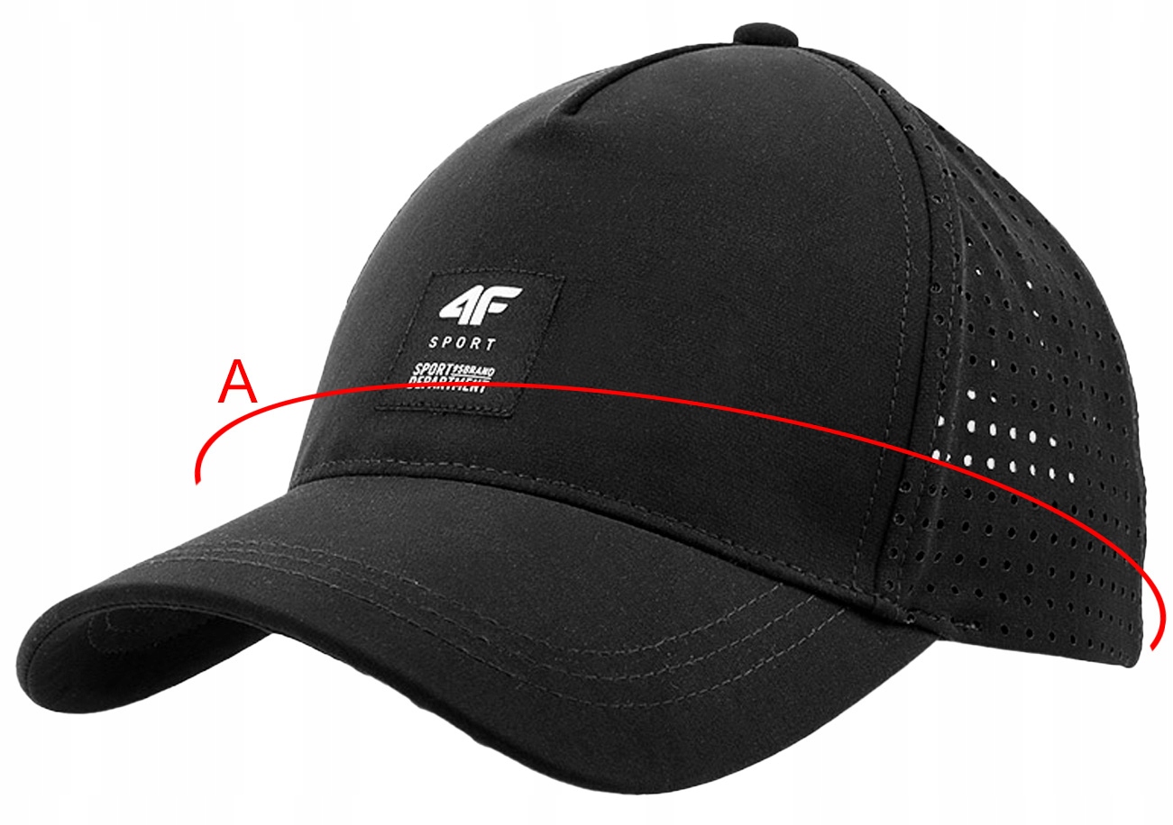 CZAPKA Z DASZKIEM MĘSKA 4F BEJSBOLÓWKA M275 ODDYCHAJĄCA MESH REGULOWANA L Cechy z daszkiem