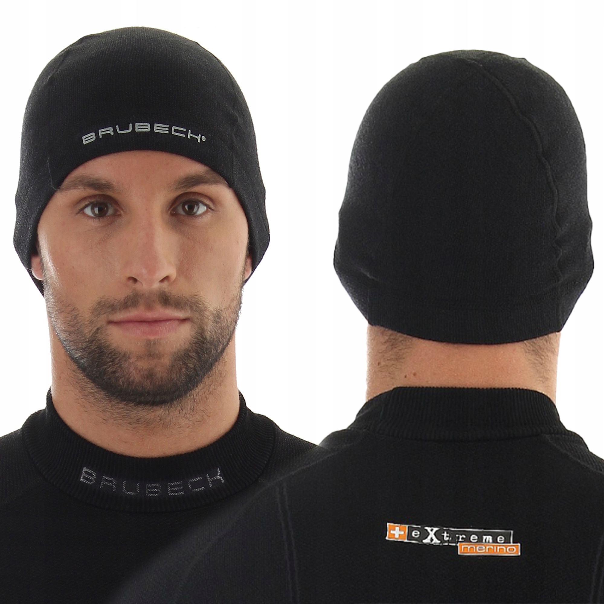 Termoaktivní vlněná čepice Unisex Brubeck Merino Trekkingová S/m