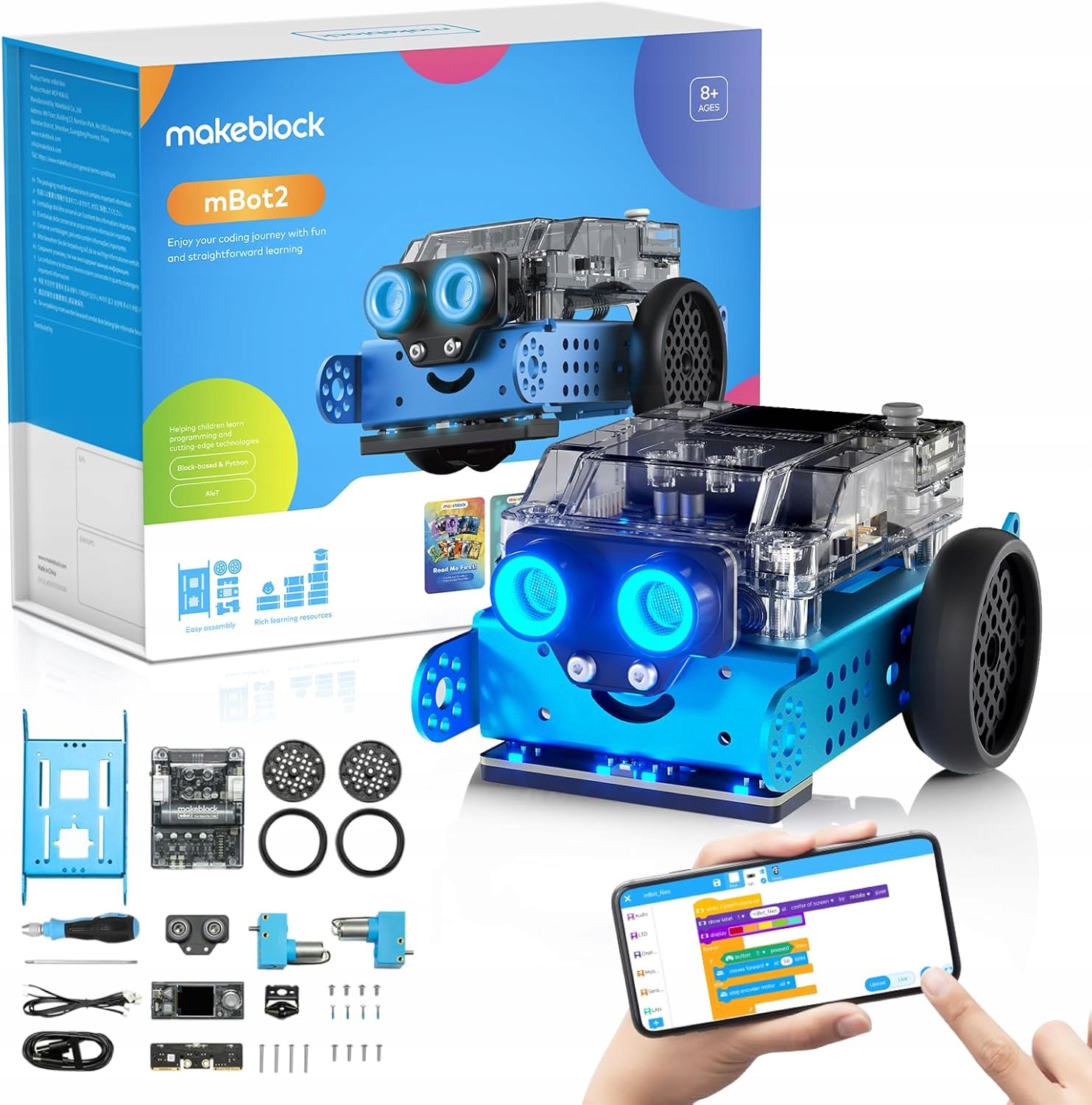 Makeblock mBot 2 programowalny robot dla dzieci AI WiFi 8+