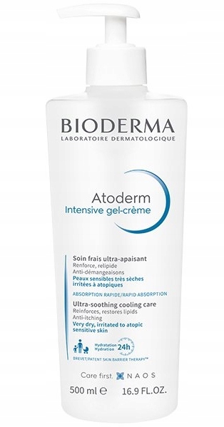 

Bioderma, Atoderm Intensive, Żel-Krem, 500 ml