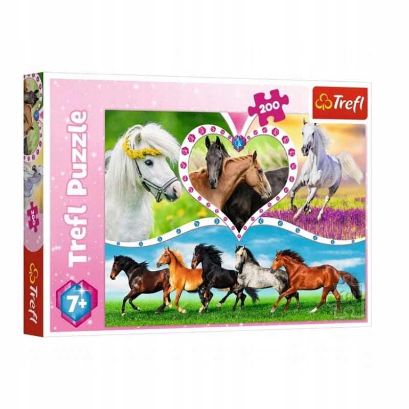 

Trefl Puzzle 200 el Piękne konie