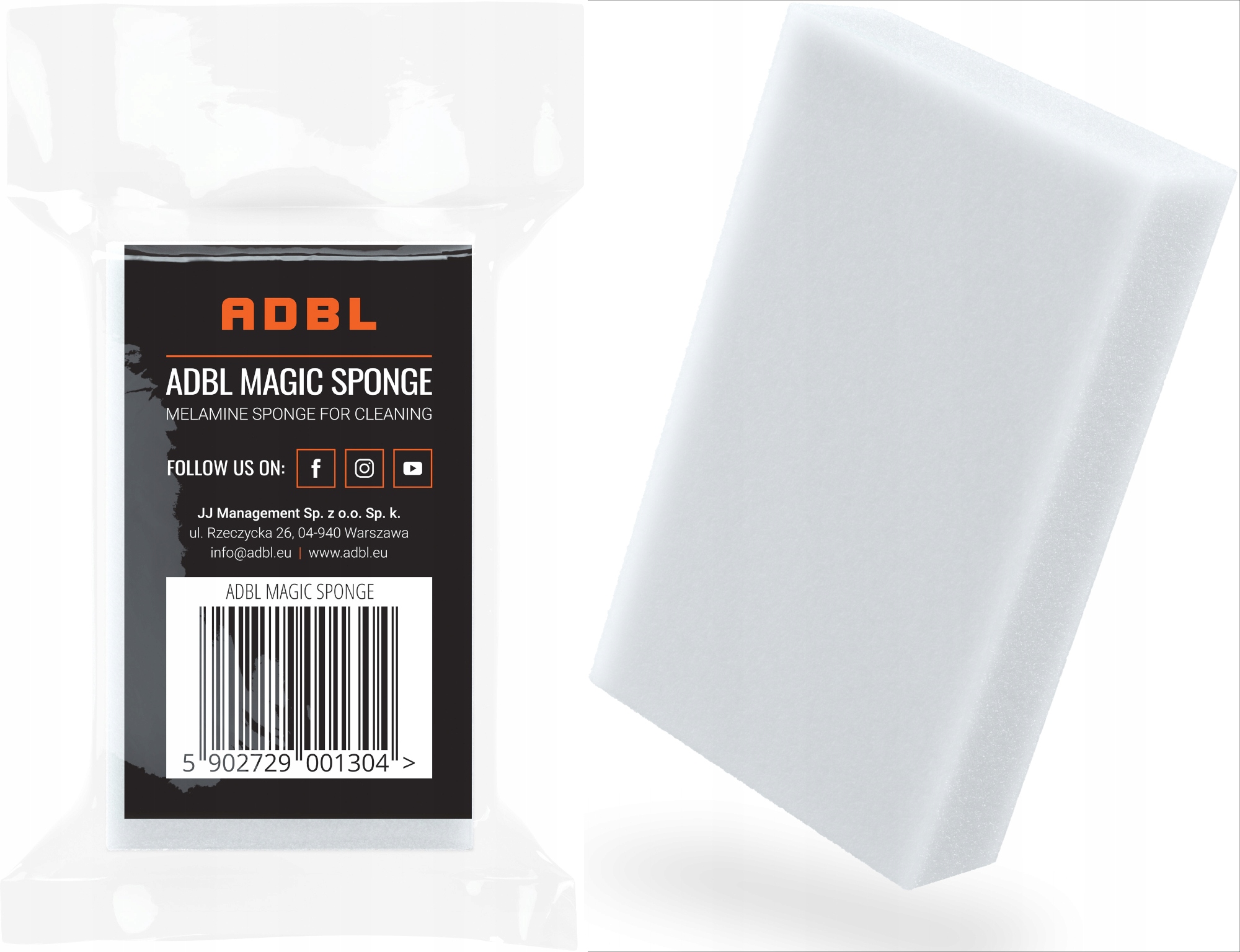 

Adbl Magic Sponge Magiczna Gąbka Melaminowa
