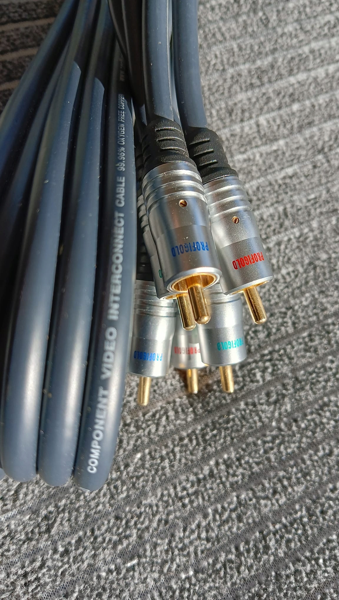 Profigold przewód 3xRCA/3xRCA Component Video 1,5m