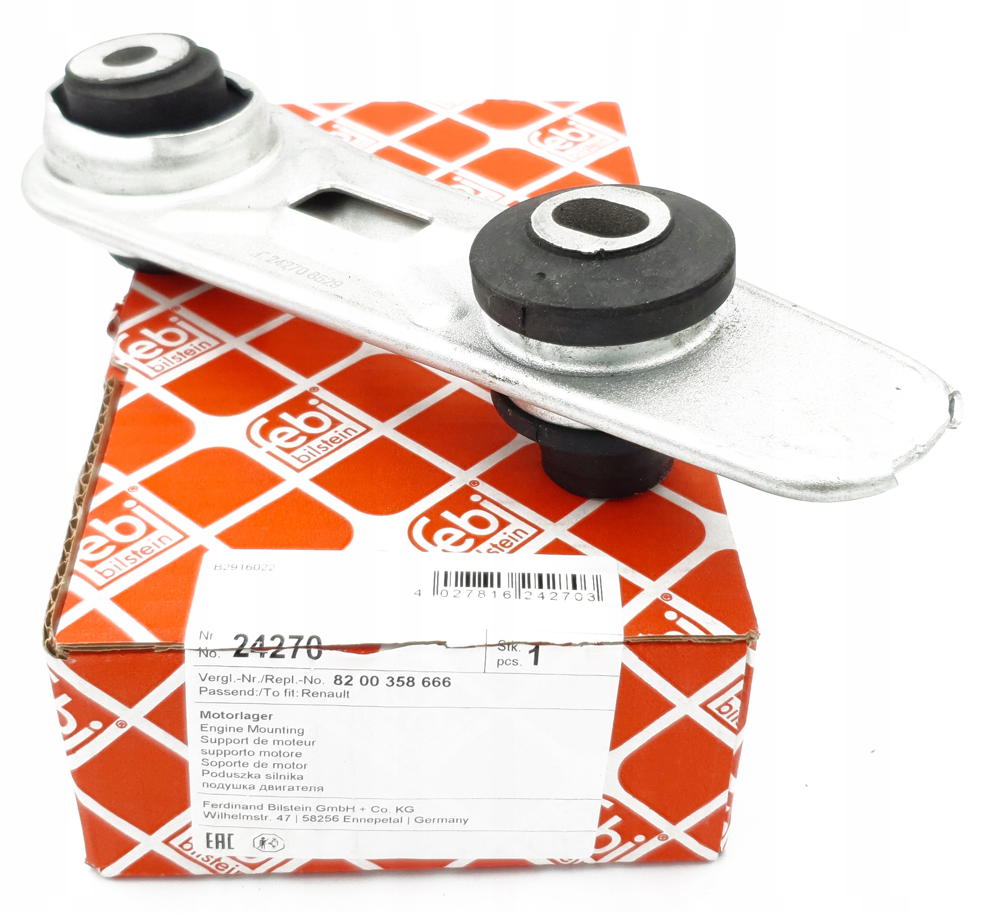 PODUSZKA SILNIKA RENAULT LAGUNA II 1.6 1.8 FEBI