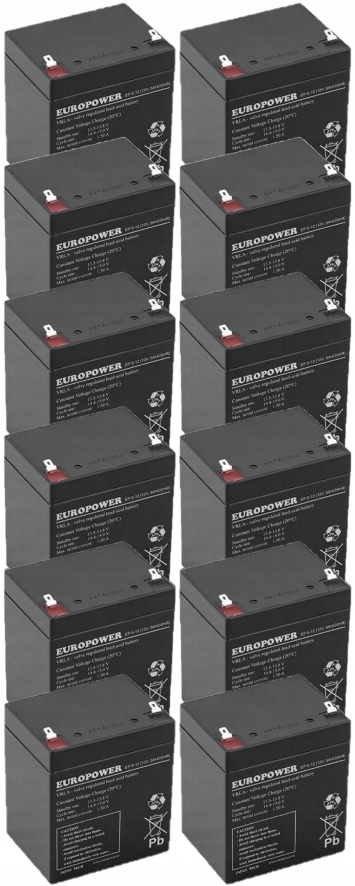 TBC14 Baterie Zestaw Akumulatorów Do Ups Apc Eaton Powerwalker 12x Ep 5-12