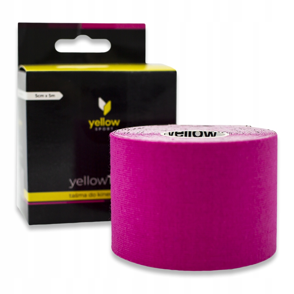 

Kinesiotaping yellowSPORT Plastry Tape różowy