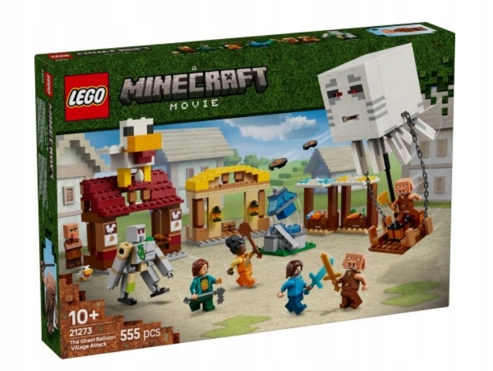 Lego 21273 Minecraft Útok Balónového Ghasta Na Vesnici
