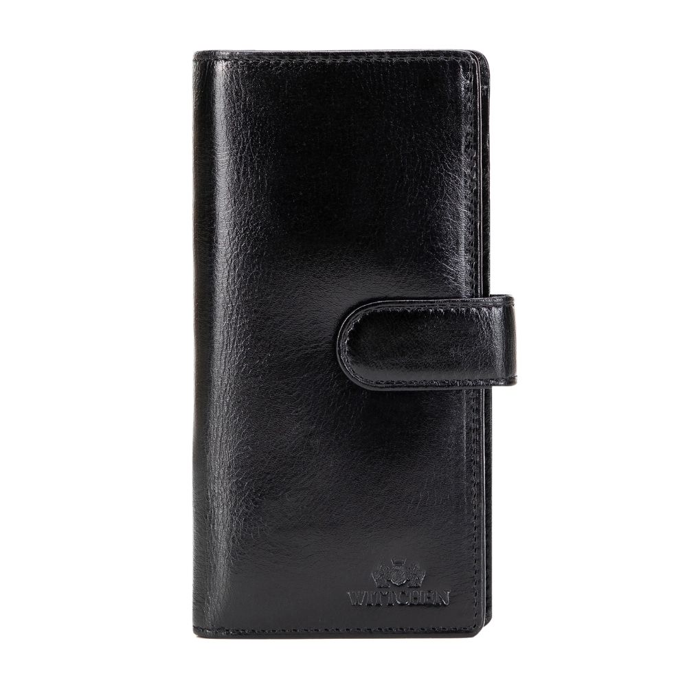 Dámská kožená peněženka Wittchen Italy 21-1-028-L10 černá, prostorná