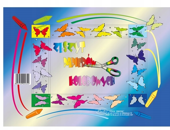 Wycinanka A4 Protos 8 arkuszy 0 g/m² Liczba arkuszy 8 szt.