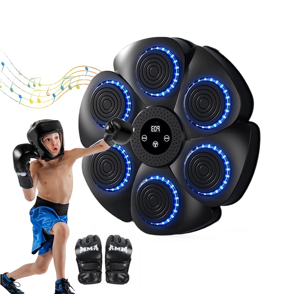 Inteligentní Boxovací Stroj S Hudbou, S Rukavicemi, Pro Montáž Na Stěnu