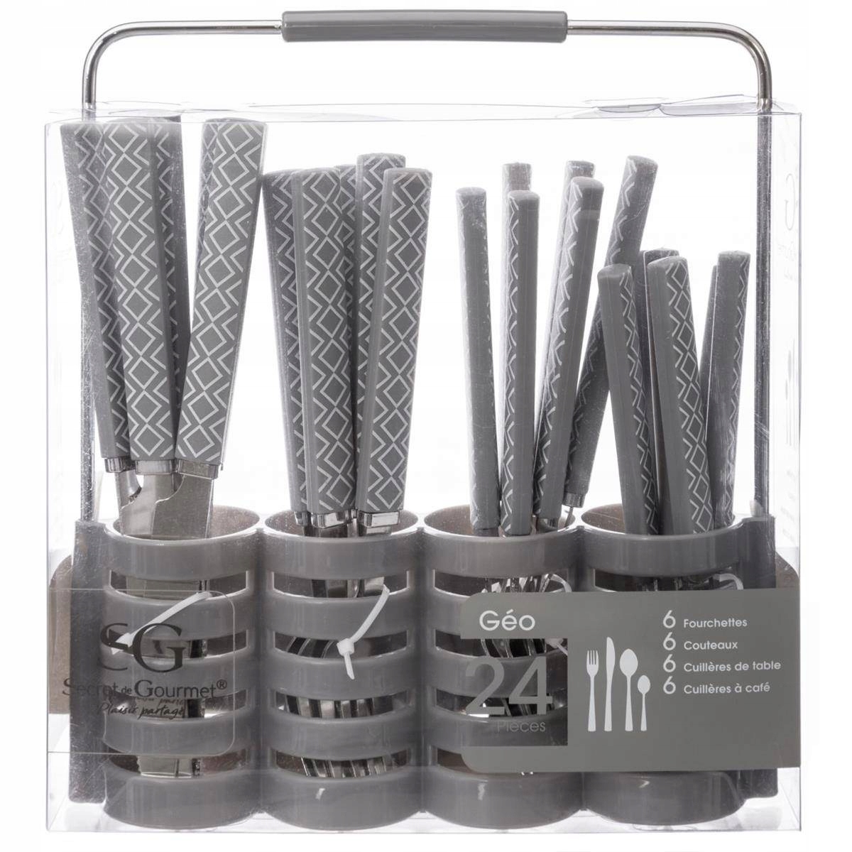 Sztućce zestaw sztućców komplet sztućcy 24 el Liczba elementów w zestawie 24