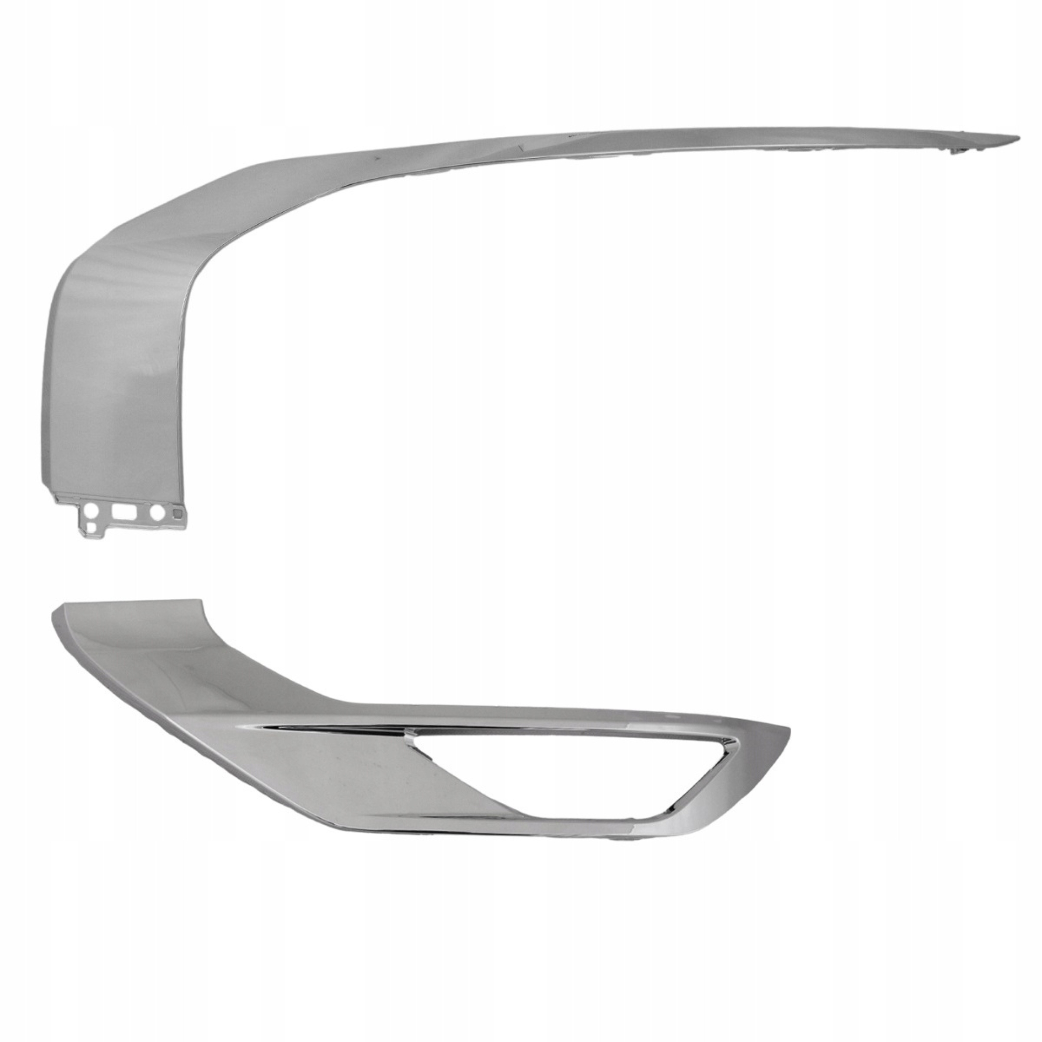 Mitsubishi Outlander IV 2001- Atrapy Lišty Nárazníku Nahoru+dolů Chrom Levá