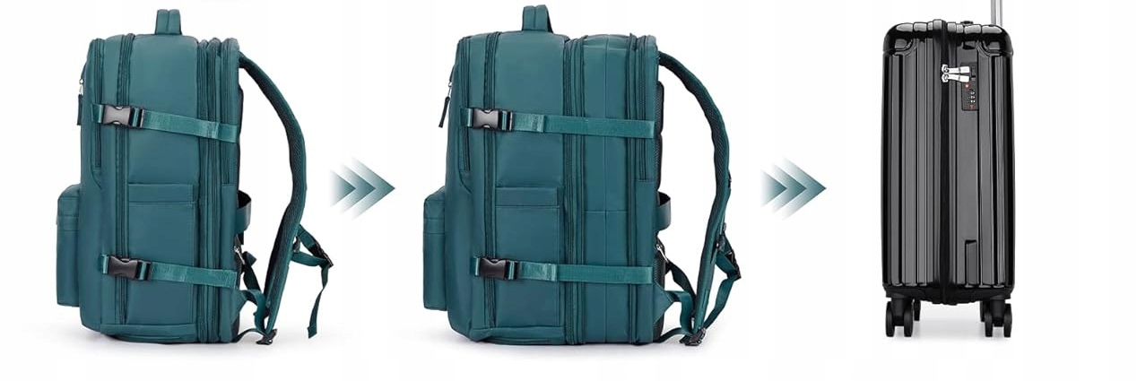 PLECAK WALIZKA PODRÓŻNY DO SAMOLOTU RYANAIR WIZZAIR BAGAŻ PODRĘCZNY 1T USB Model PLECAK DO SAMOLOTU 1T