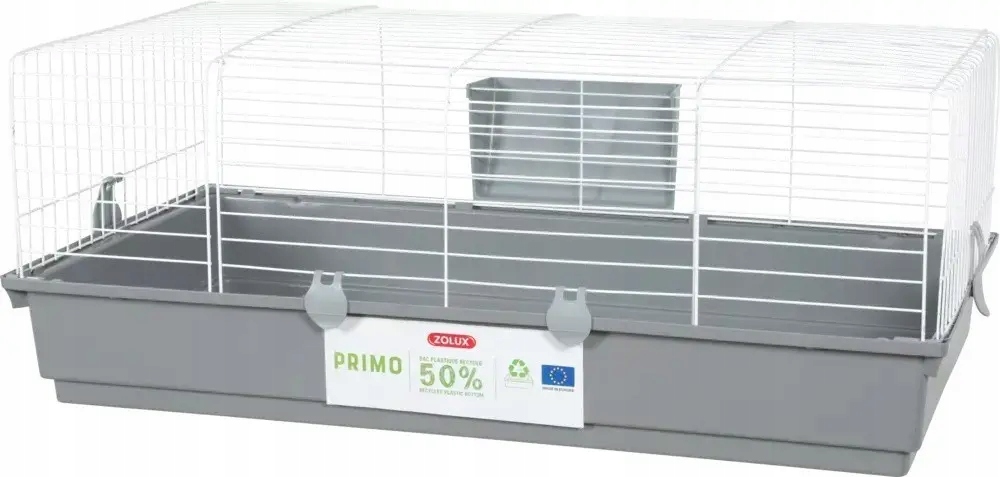 Levně Zolux Klec Primo 100 cm pro králíky a hlodavce bílá/šedá