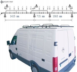 BAGAZNIK PLATFORMA KOSZ PEUGEOT BOXER L4H2 L4H3 Model Evo