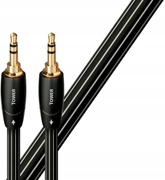 AudioQuest 3m Tower 3.5mm kabel audio Czarny