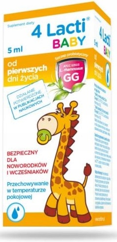 4 Lacti Baby krople 5 ml