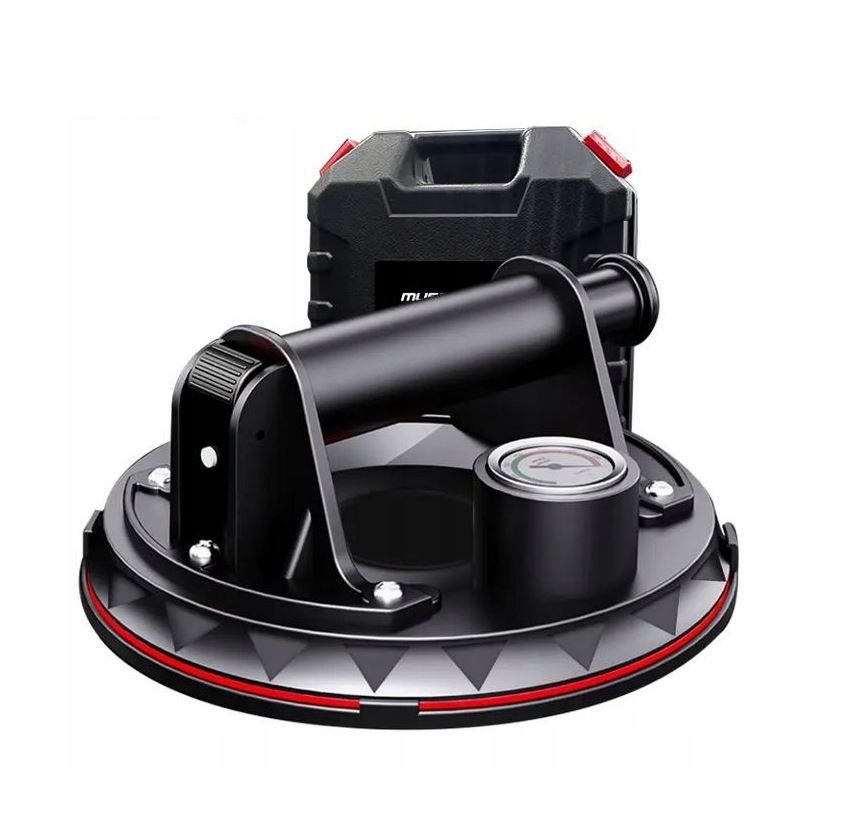 XPB04 8" 200mm Przyssawka do szyb gresu Kamienia w walizce Manometr 160kg