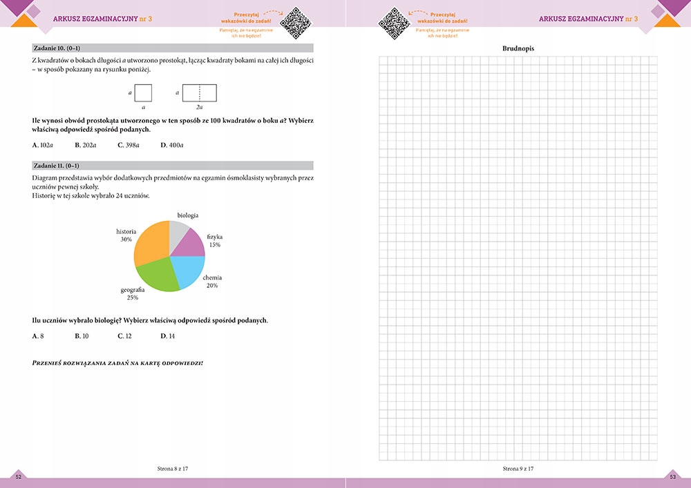 3w1 EGZAMIN ÓSMOKLASISTY 2023 ARKUSZE POL MAT ANG Rok wydania 2022