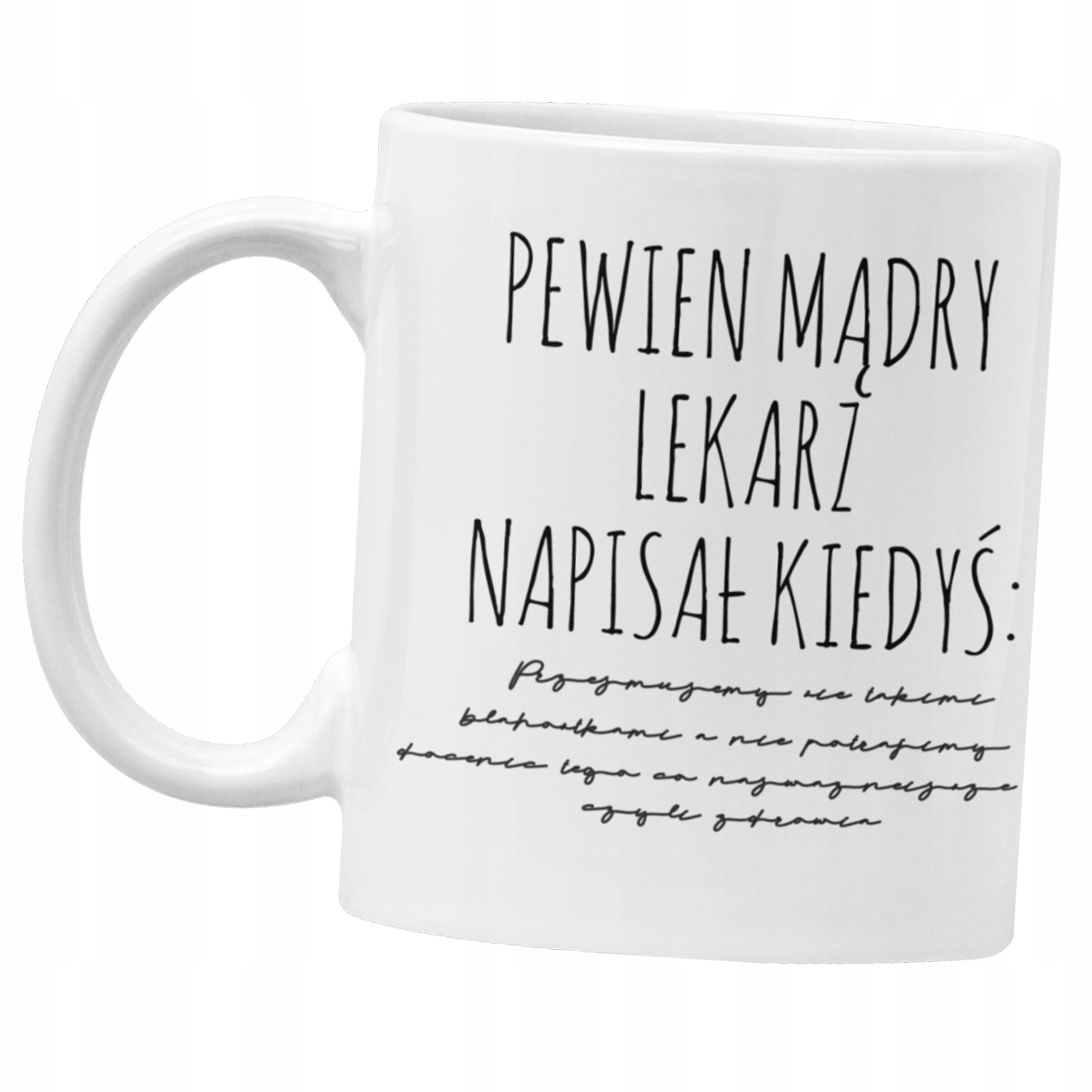 

Śmieszny kubek Lekarz dla lekarza doktora