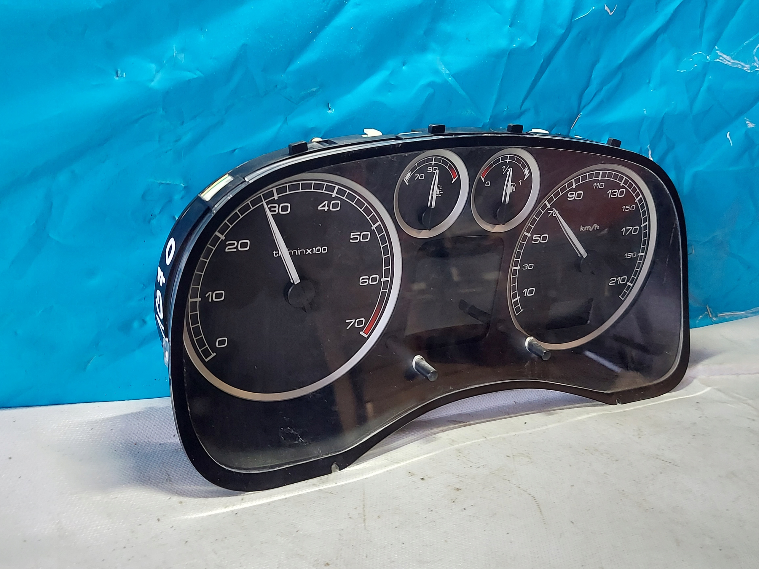dials clock PEUGEOT 307 1.6 16V P9655476380