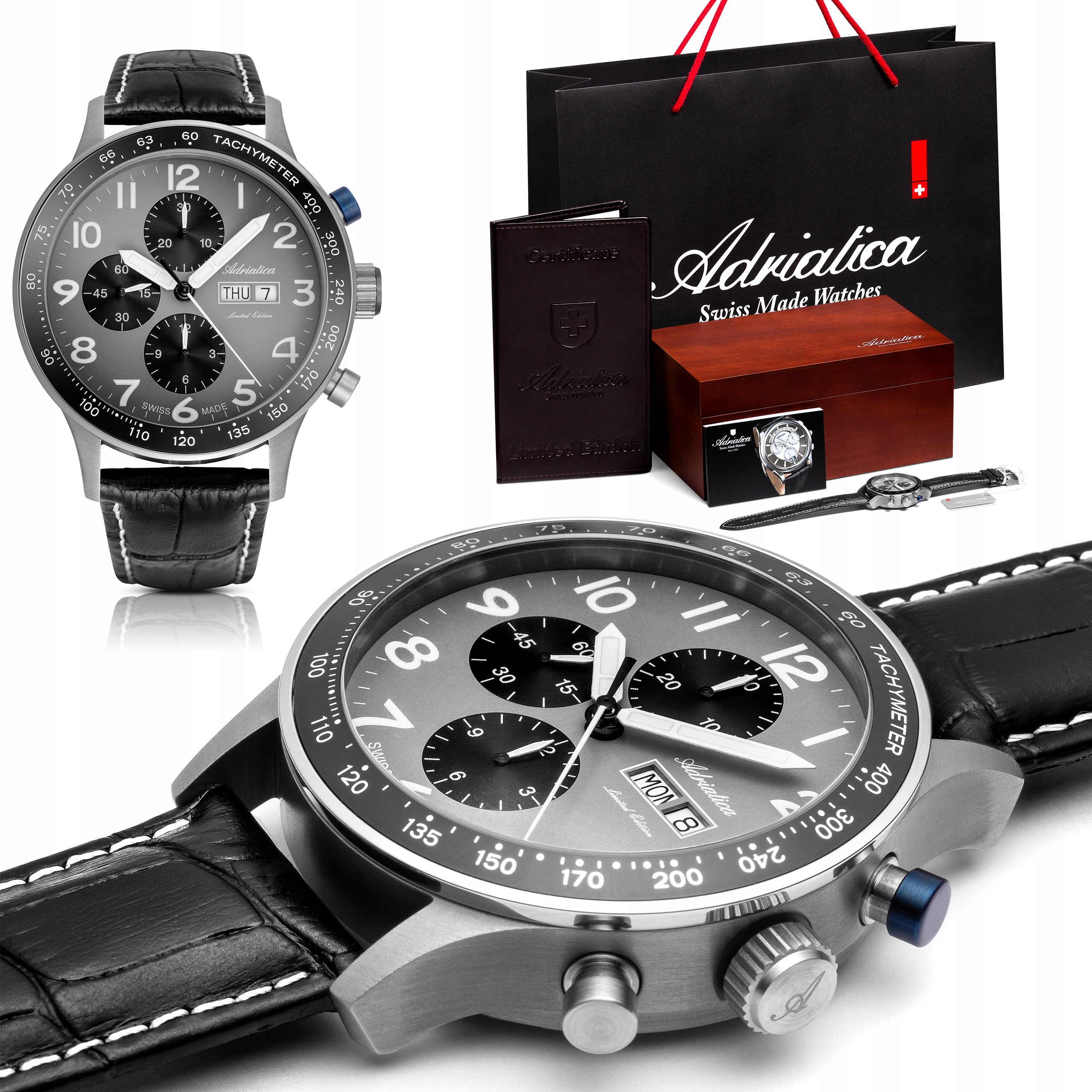 Nové Originální Pánské Hodinky Adriatica A1963.4227A Limited Edition