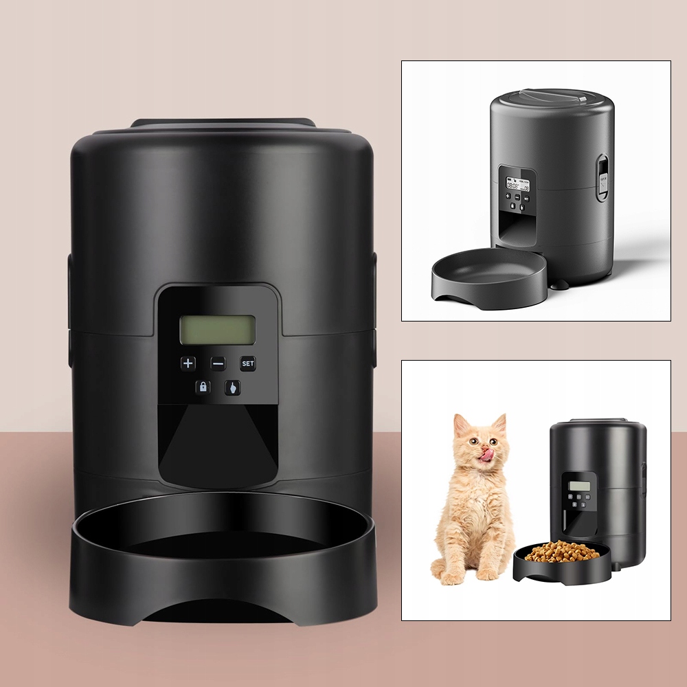 Automatické Krmítko Pro Zvířata Smart Feeder Usb 2 L Programovatelné