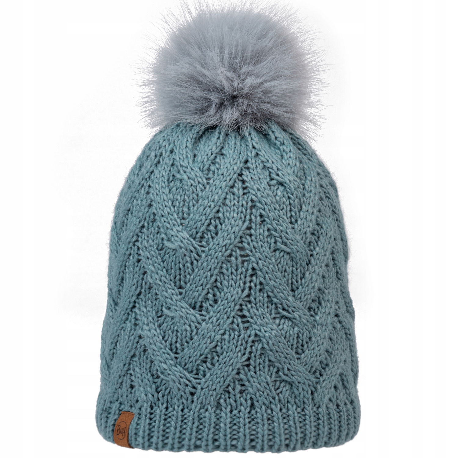 Dámská pletená fleecová Čepice Buff Caryn [uni], akrylově zelená