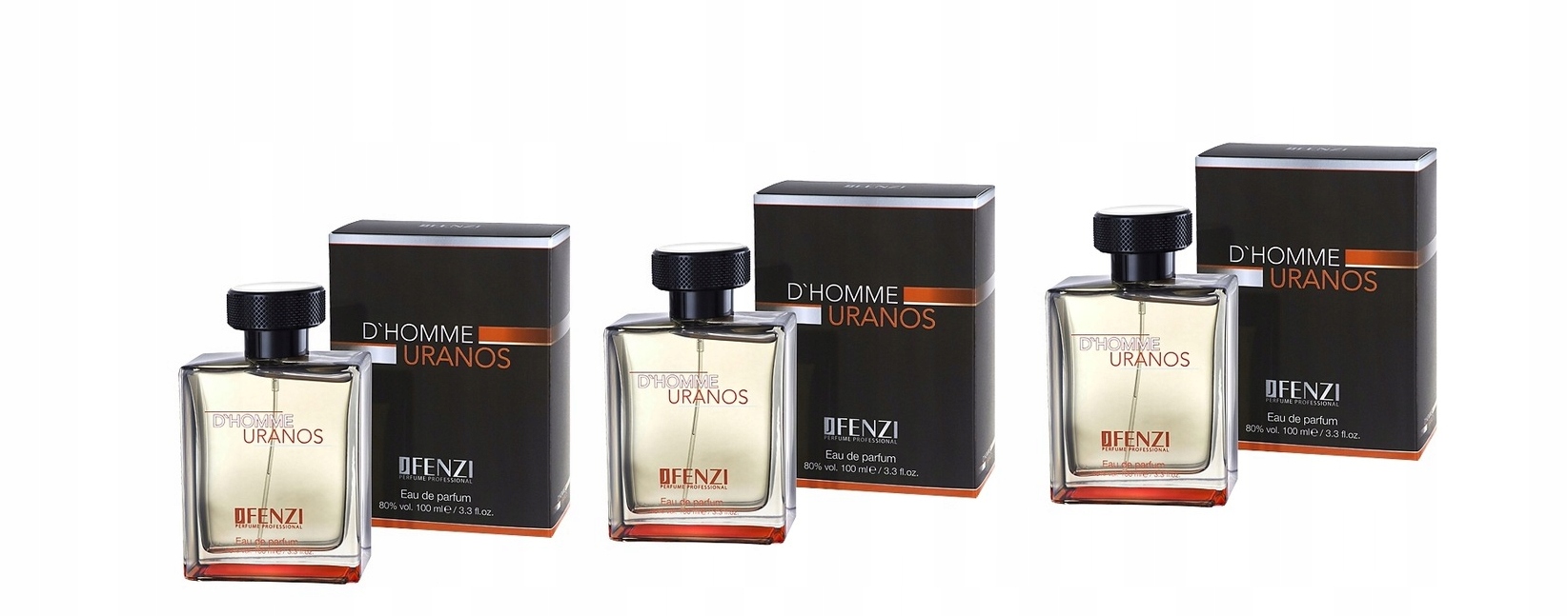 JFenzi D'homme Uranos 3x100ml Edp