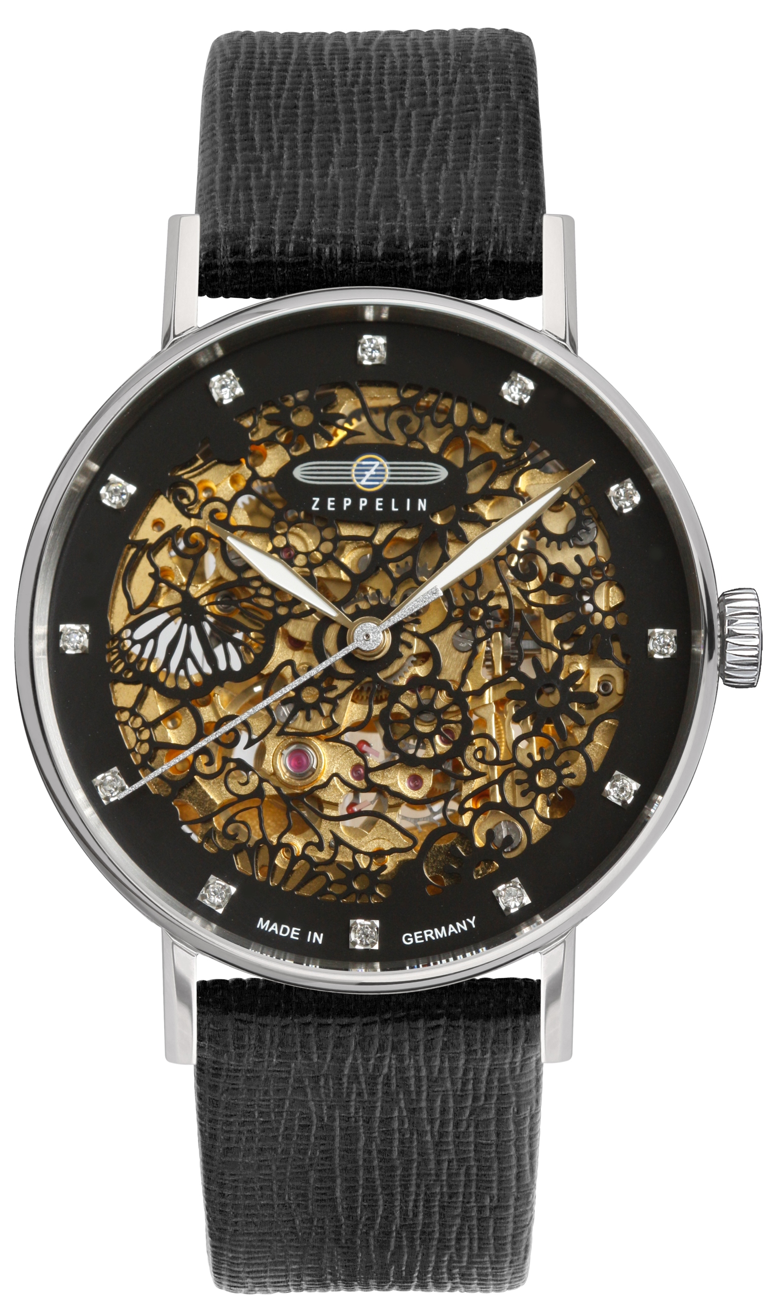 Nové Originální dámské hodinky Zeppelin 7461-2 Princess of the Sky gravírování