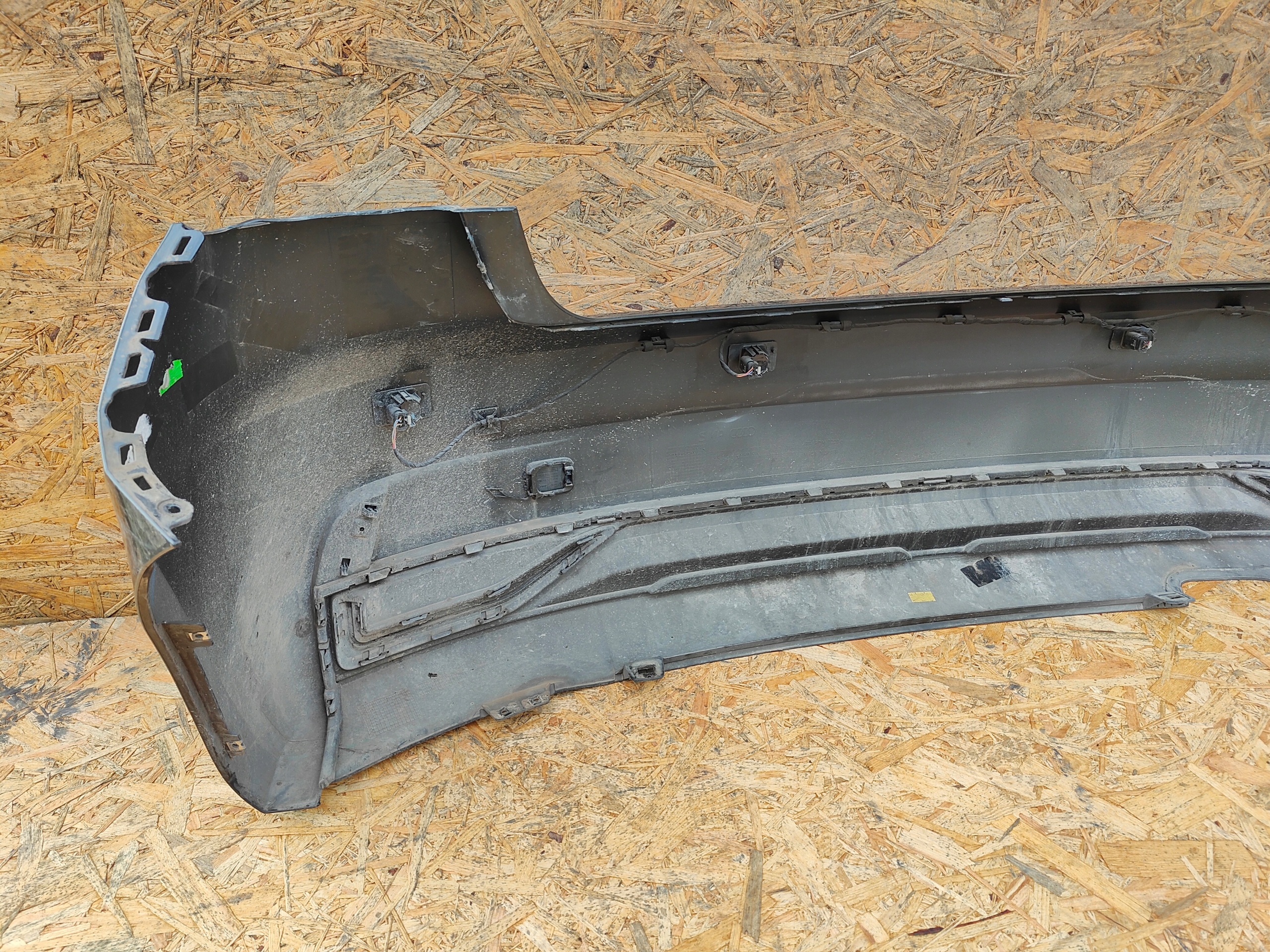 bumper rear rear part complete AUDI A1 82A 4xPDC LX7L