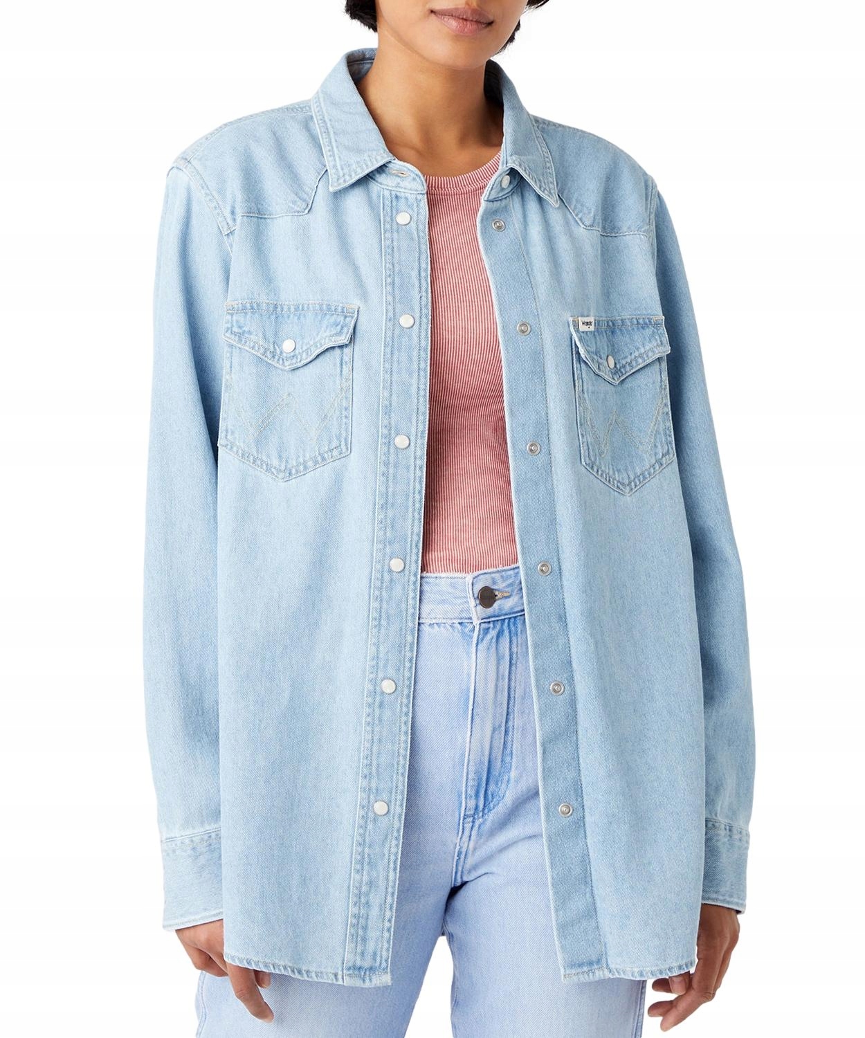 

Koszula Wrangler Heritage Shirt W5S96OX4E Light Xs