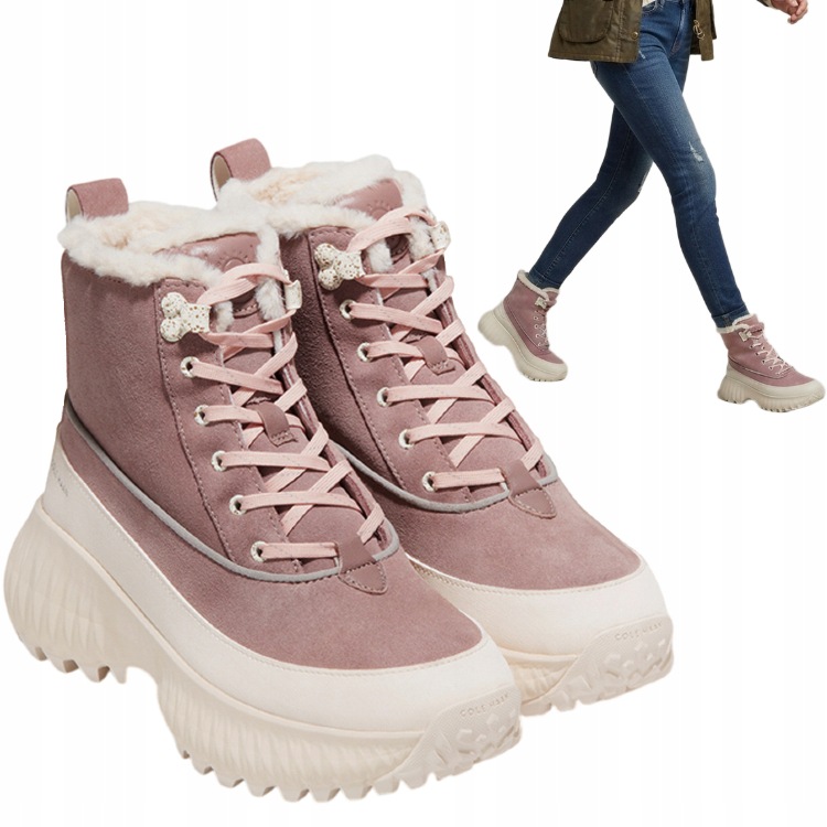Dámské trapery boty kotníkové boty Wp 5.Zerogrand Flurry Hiker Boots Cole Haan vel.37
