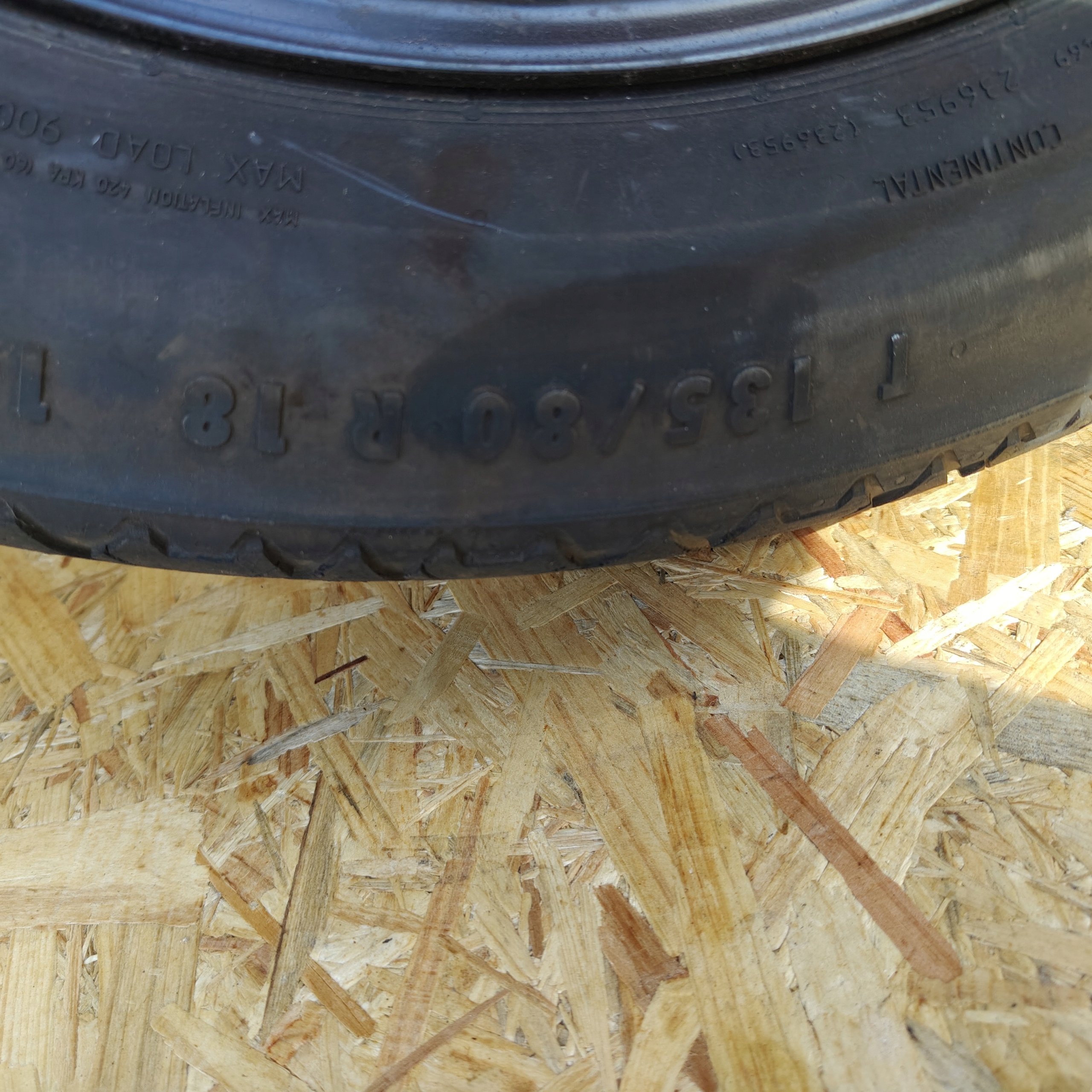 wheel spare PEUGEOT 508 and 18*