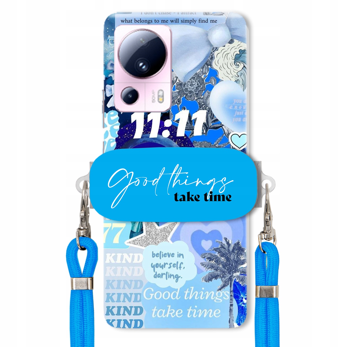 Puzdro pre Xiaomi 13 Lite Držiak Crossbody vodítko Good Things Sea Lata