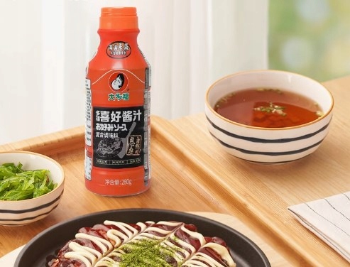 Preferovaná omáčka v japonském stylu 280 g, 4 ks Omáčka Okonomiyaki Dafu
