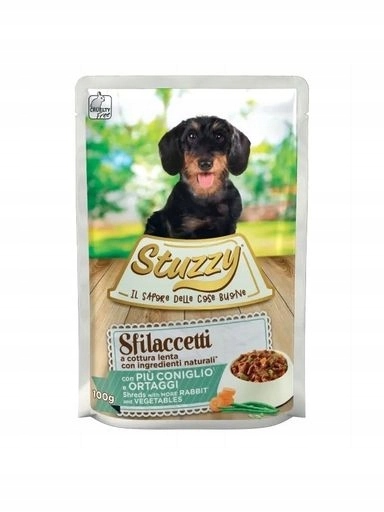 10x Stuzzy Pes sáček 100g Sfilaccetti Králík Zelenina /24