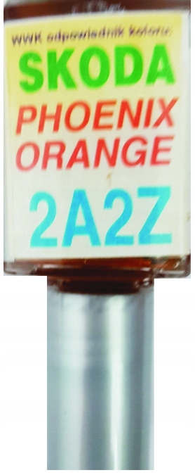 SKODA A2Z PHOENIX ORANGE LAKIER SAMOCHODOWY ZAPRAWKA DO RYS 10 ML ARASYSTEM