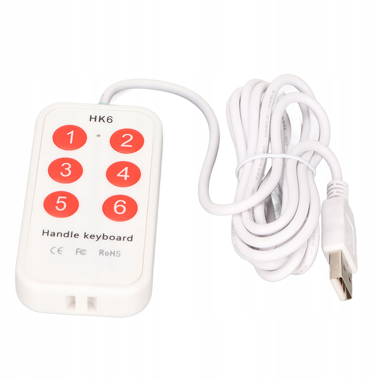 Programovatelná Klávesnice Se 6 Tlačítky Usb Ruční Ovladač Přepínačů