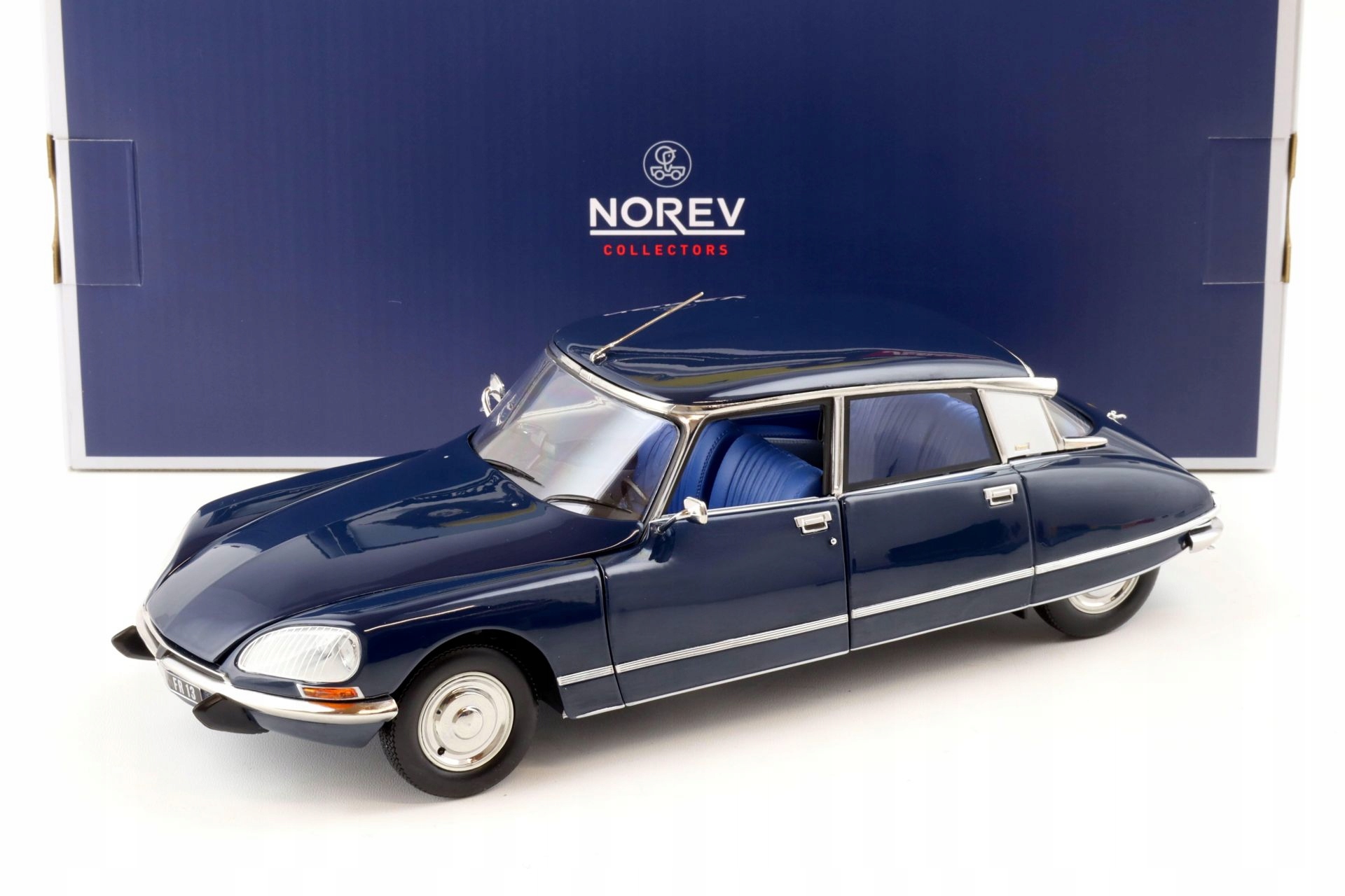 Norev Citroen Ds 23 Pallas 1974 Orient Blue 1:18