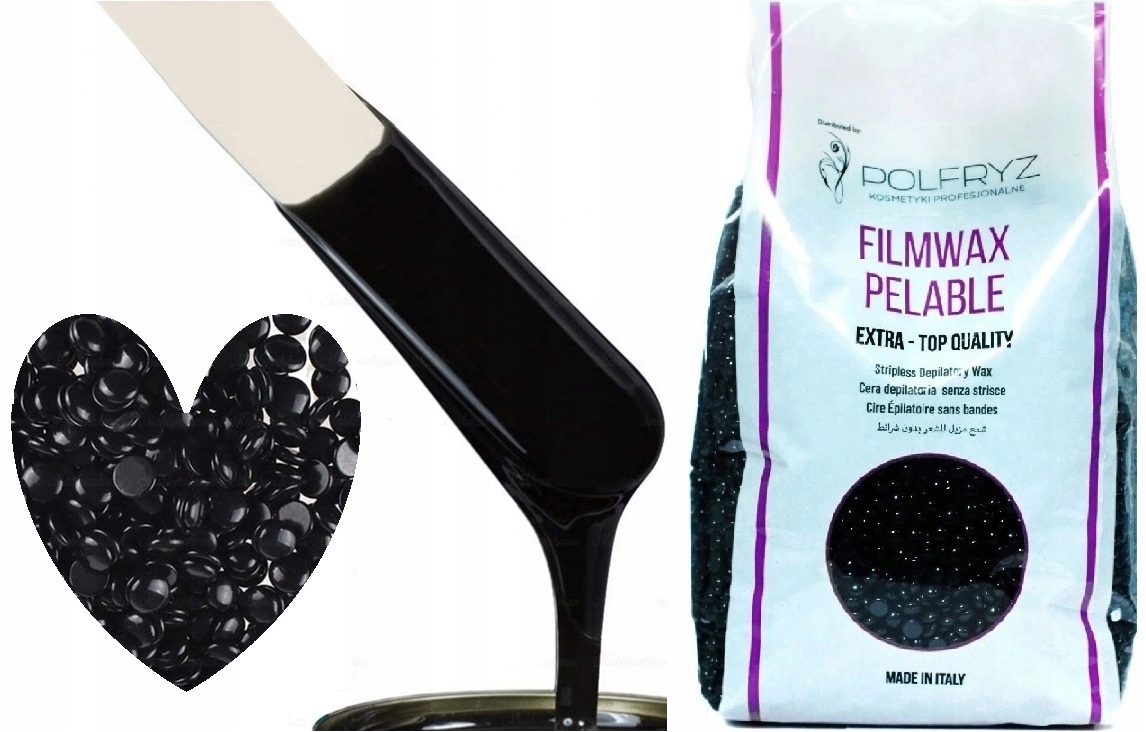

Filmwax Bezpaskowy wosk Czarny do depilacji 1kg